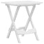 foldbart havebord 45,5 x 38,5 x 50 cm hvid
