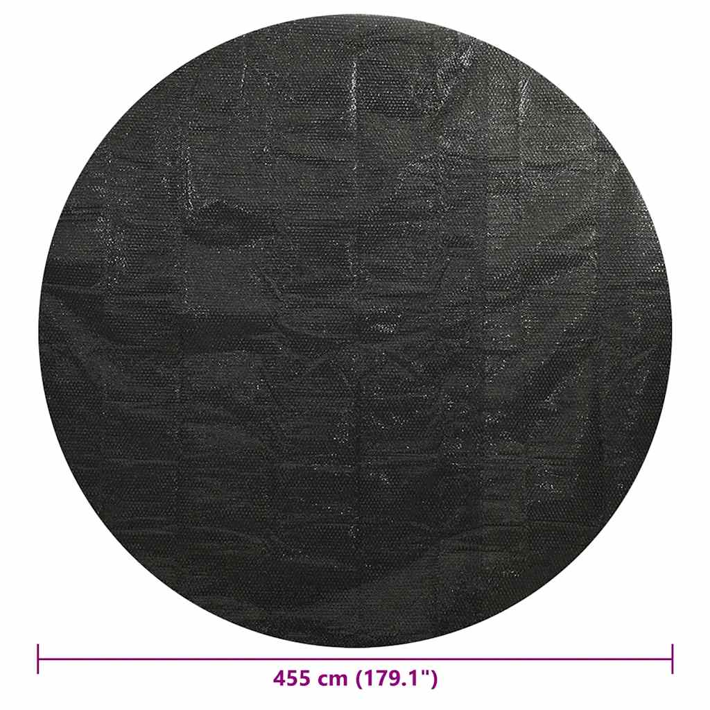 poolovertræk 455 cm PE sort
