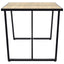 spisebord 160 x 80 x 75 cm MDF egetræsfarve
