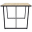 spisebord 200 x 100 x 75 cm MDF egetræsfarve