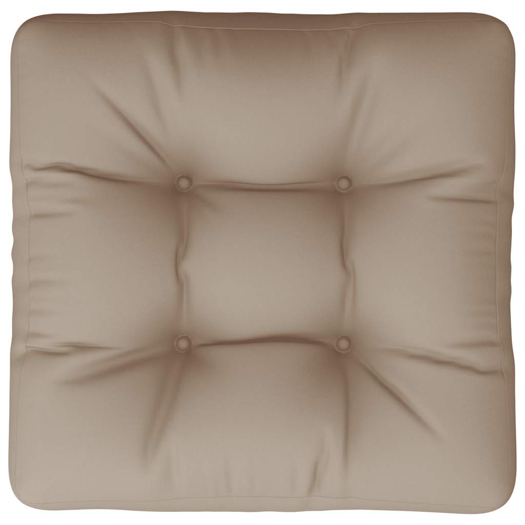 pallehynde 60x61,5x10 cm stof gråbrun