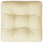 pallehynde 60x61,5x10 cm stof cremefarvet