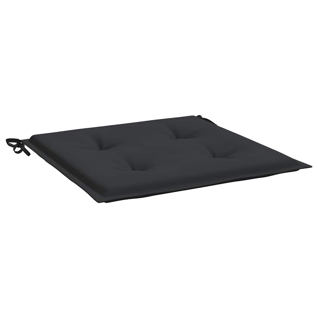 hynder til havestol 4 stk. 40x40x3 cm oxfordstof sort