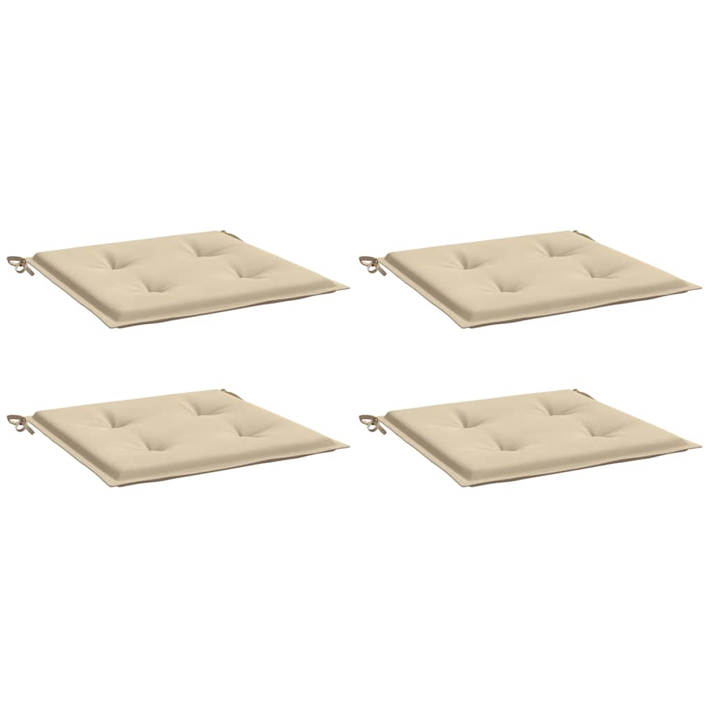 hynder til havestol 4 stk. 40x40x4 cm oxfordstof beige
