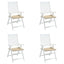 hynder til havestol 4 stk. 40x40x4 cm oxfordstof beige