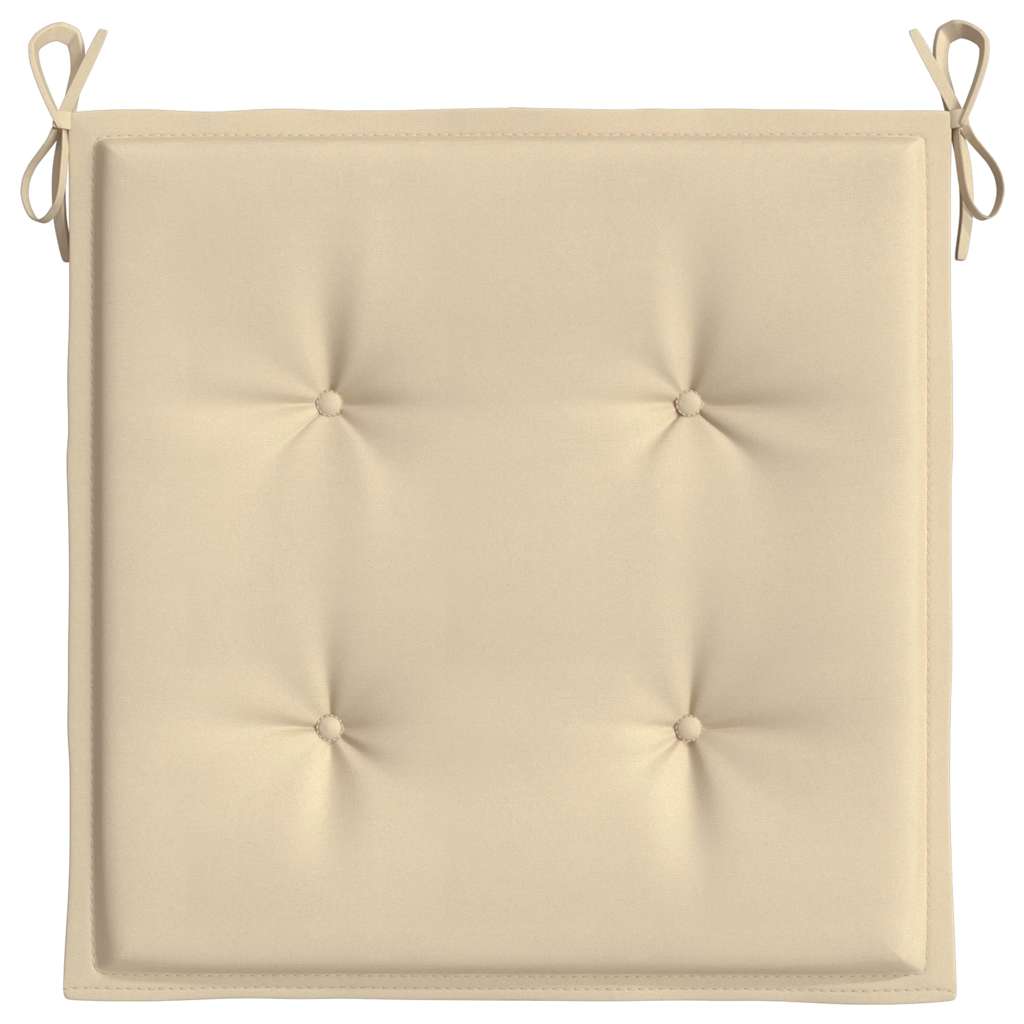 hynder til havestol 4 stk. 40x40x4 cm oxfordstof beige