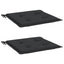 hynder til havestol 2 stk. 50x50x4 cm oxfordstof sort