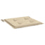 hynder til havestol 2 stk. 50x50x4 cm oxfordstof beige