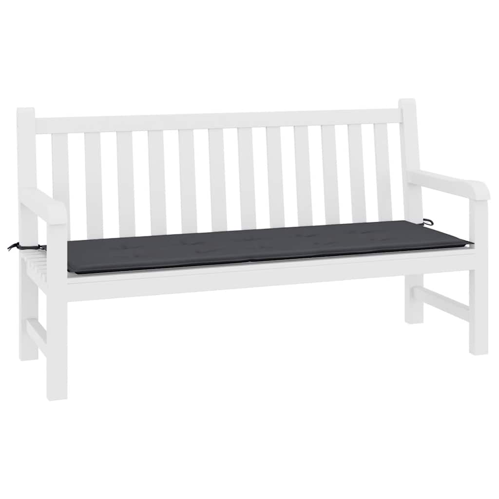 hynde til havebænk 200x50x3 cm oxfordstof sort