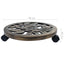 plantevogne 6 stk. 38 cm plastik bronzefarvet