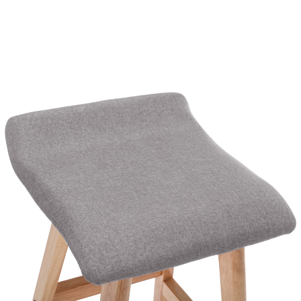 barstol stof lysegrå
