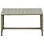 sofabord 70x40x38 cm polyrattan beige