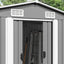 haveskur 257x779x181 cm galvaniseret stål grå
