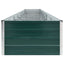 hævet plantekasse 600x80x45 cm galvaniseret stål grøn