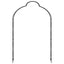 havebue 150x34x240 cm jern sort