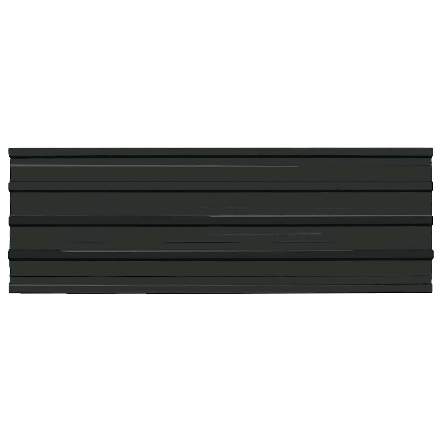 Tagpanel 12 pcs Antracit 129 x 45 cm Galvaniseret stål