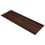 Tagpanel 12 stk. Brun 129 x 45 cm Galvaniseret stål