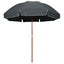parasol med stålstang 300 cm antracitgrå