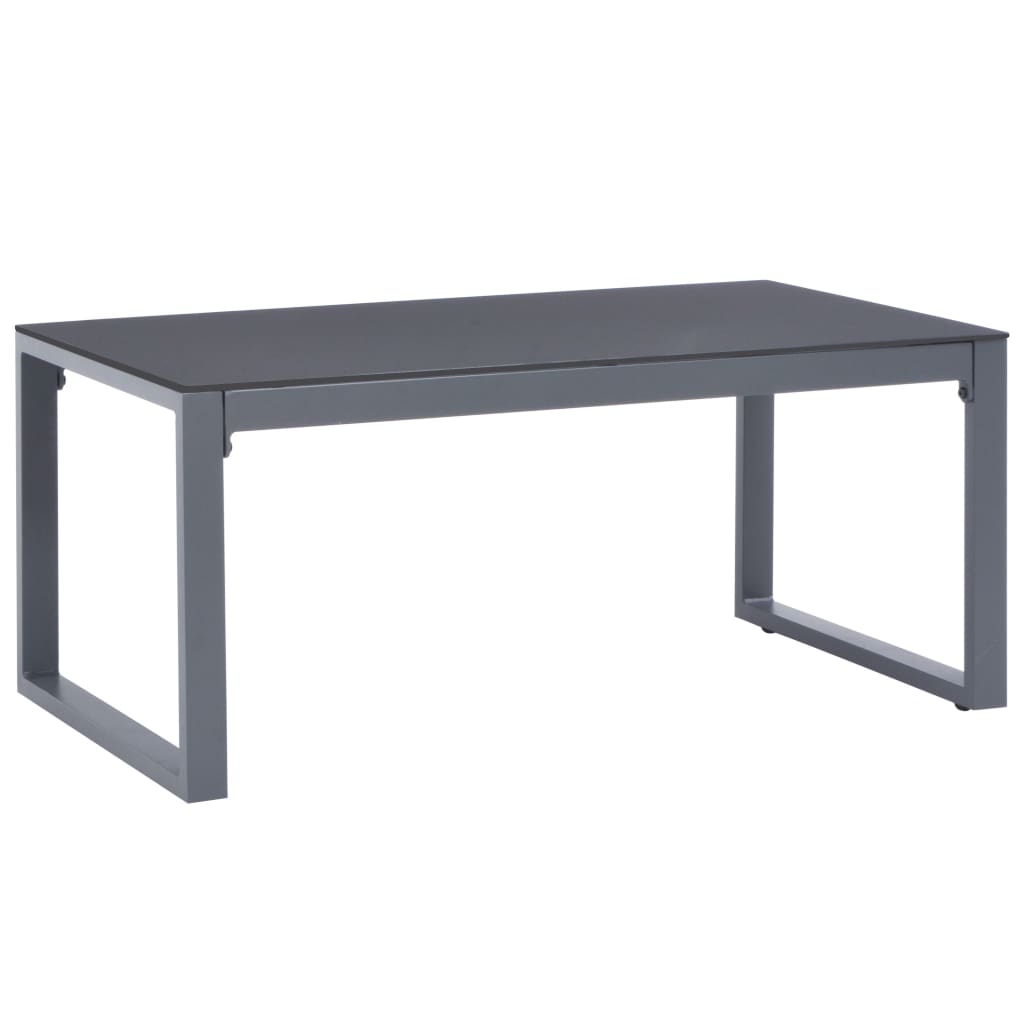 sofabord 90x50x40 cm aluminium