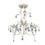 krystallysekroner 2 stk. elegant hvid