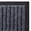 dørmåtter 2 stk. 90 x 60 cm PVC grå