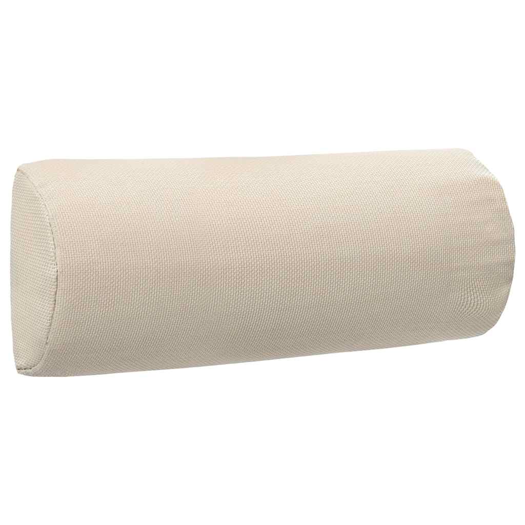 nakkestøtte til havestol 40x7,5x15 cm textilene cremefarvet