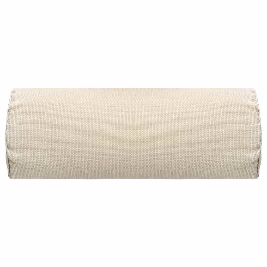 nakkestøtte til havestol 40x7,5x15 cm textilene cremefarvet