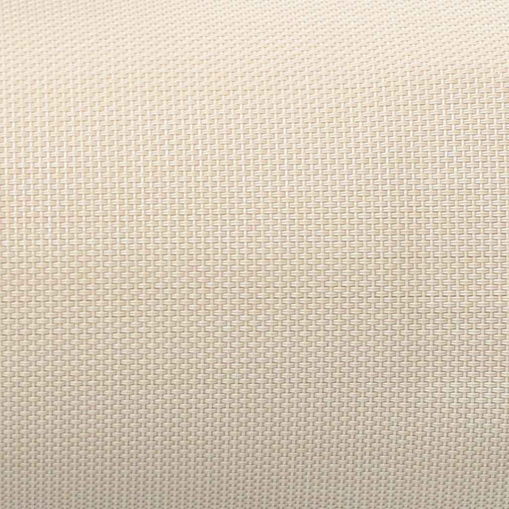 nakkestøtte til havestol 40x7,5x15 cm textilene cremefarvet
