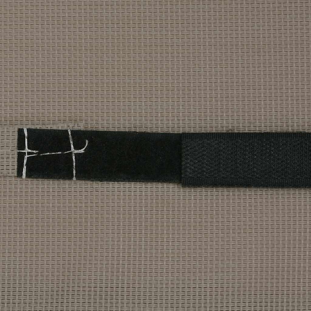 nakkestøtte til havestol 40x7,5x15 cm textilene gråbrun