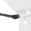 markise m. LED-lys manuel betjening 250 cm cremefarvet