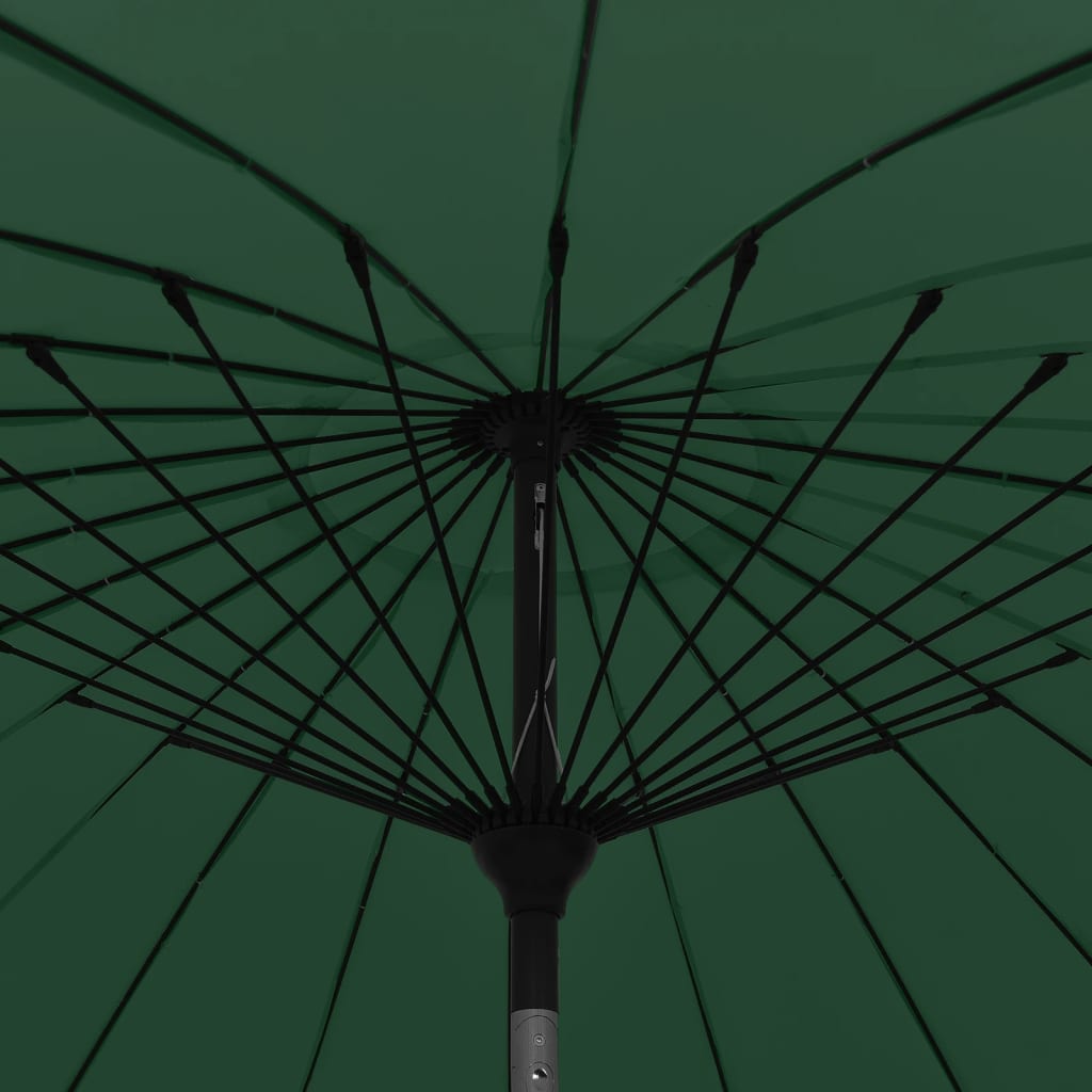 parasol med aluminiumsstang 270 cm grøn