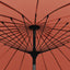 parasol med aluminiumstang 270 cm terrakotta