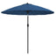 parasol med aluminiumsstang 270 cm azurblå