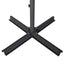 haveparasol 600 cm aluminiumstang terrakotta