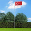 Tyrkiets flag 90x150 cm