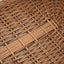 brændekurv med håndtag 78 x 54 x 34 cm naturpil