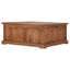 sofabord 68 x 68 x 30 cm massivt teaktræ