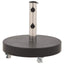 parasolfod granit 30 kg rund sort