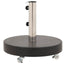 parasolfod granit 30 kg rund sort