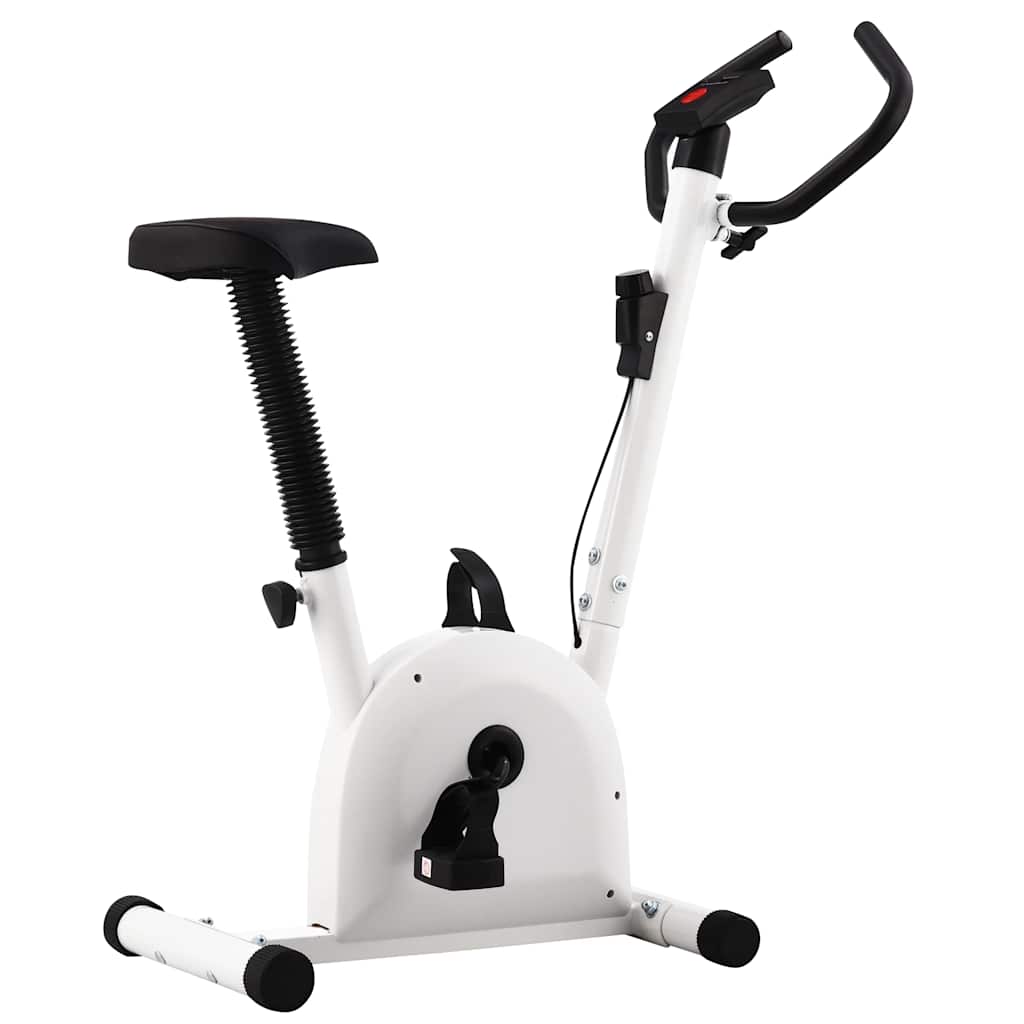 motionscykel med båndmodstand hvid billede
