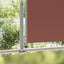sammenrullelig sidemarkise til terrassen 120 x 300 cm brun