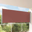 sammenrullelig sidemarkise til terrassen 140 x 300 cm brun