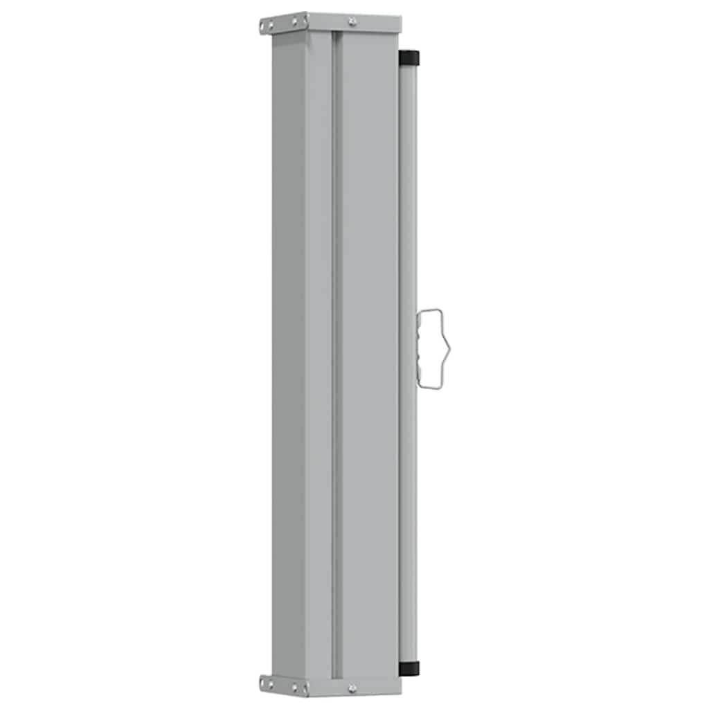 sammenrullelig sidemarkise 80x300 cm sort