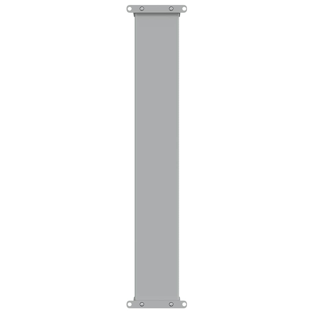 sammenrullelig sidemarkise til terrassen 80x300 cm rød