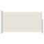 sammenrullelig sidemarkise til terrassen 170x300 cm cremefarvet