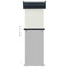 sidemarkise til altan 65x250 cm cremefarvet