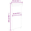 sidemarkise til altan 85x250 cm brun