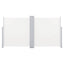 sammenrullelig sidemarkise 120 x 600 cm cremefarvet