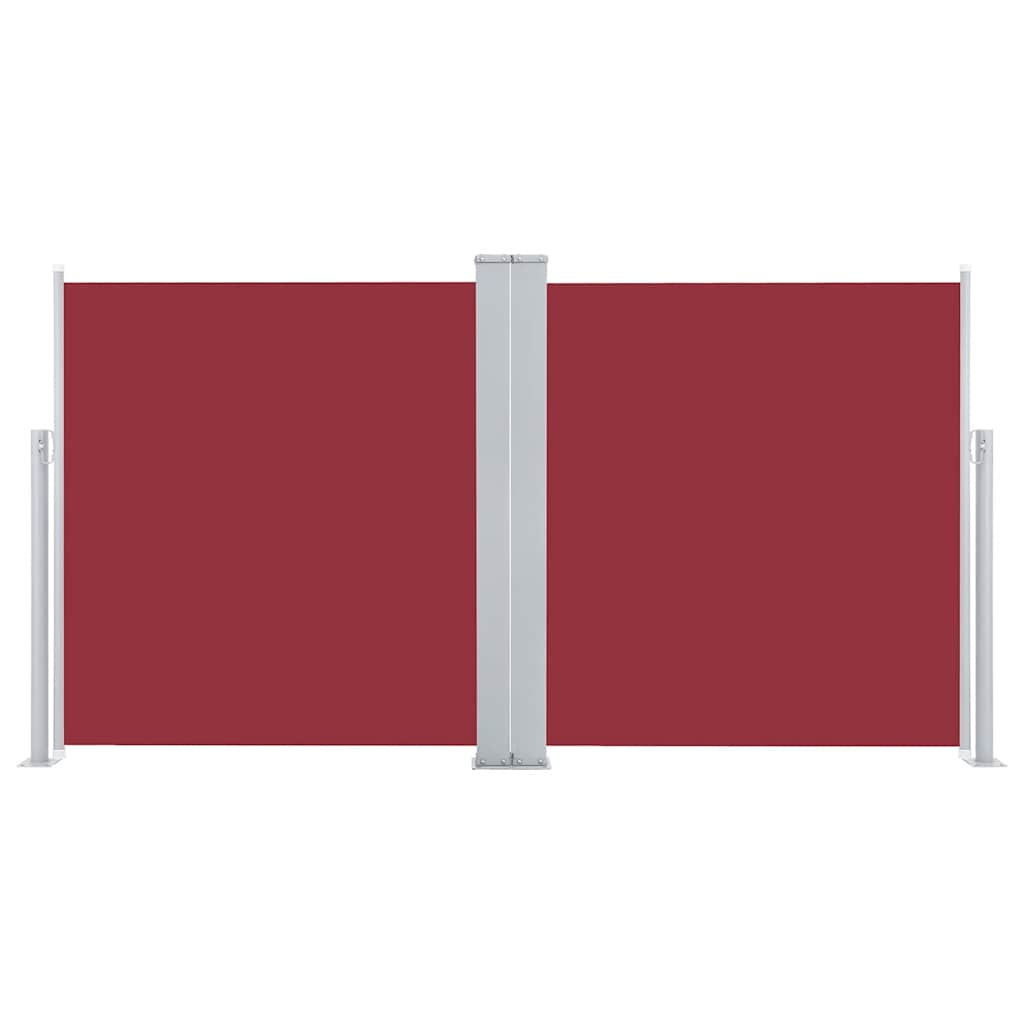 sammenrullelig sidemarkise 120 x 600 cm red