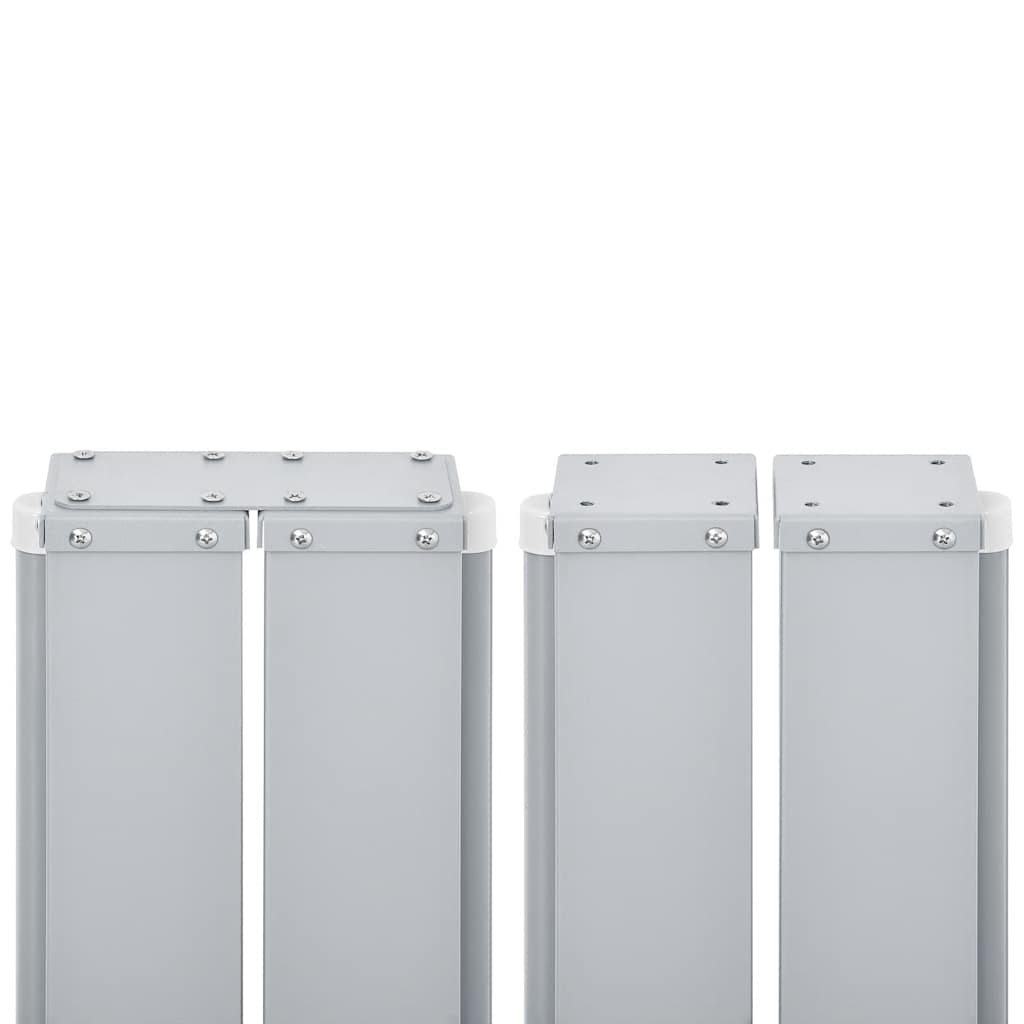sammenrullelig sidemarkise 160 x 600 cm rød